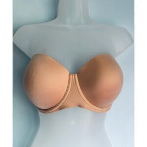 Aerie Strapless Bra 36D Beige
